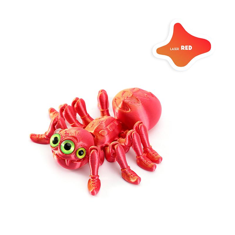 Flexible 3D Printed Articulated Spider Sculpture Poseable Jointed Spider Figurine Creative Desk Decor Ornament