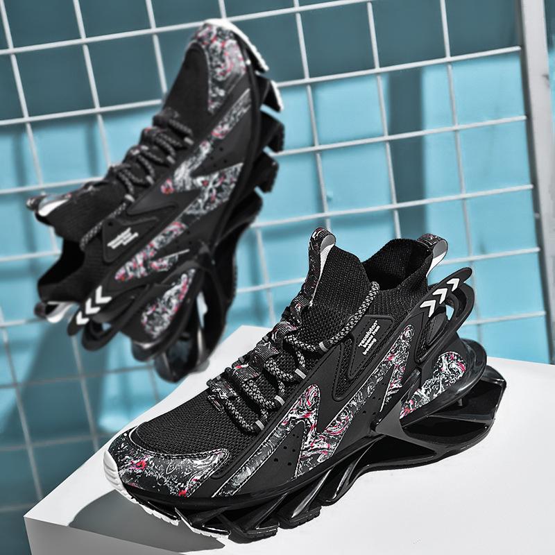 Herbst neue Mode lässige Laufschuhe Herren leichte fliegende gewebte Sport Herrenschuhe Tide