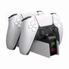 with LED Light Controller Charge Station Fast Charging Charger Dock for PS5 Game Accessories