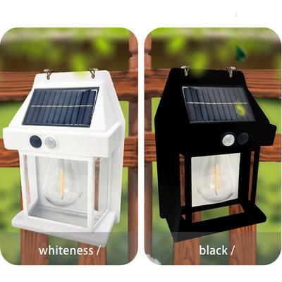 LED Outdoor Solar Lantern IP65 Waterproof Solar Lawn Light Body Sensing Villa Small Wall Light for Pathway Villa Outdoor