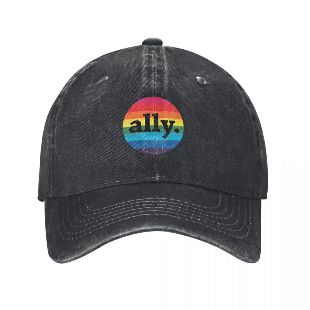 Pride Sticker Rainbow Ally LGBT Support Laptop Hydro Stickers Baseball Cap Kids Hat Anime Golf Hat Anime Hat Golf Women Unisexs