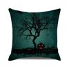 Halloween colorful pumpkin devil Digital printing short plush pillow covers for car sofa office cushion cover home goods