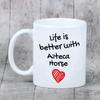 Azteca Horse - mug with a horse, mug with a photo, personalized gift from the Art-Dog brand