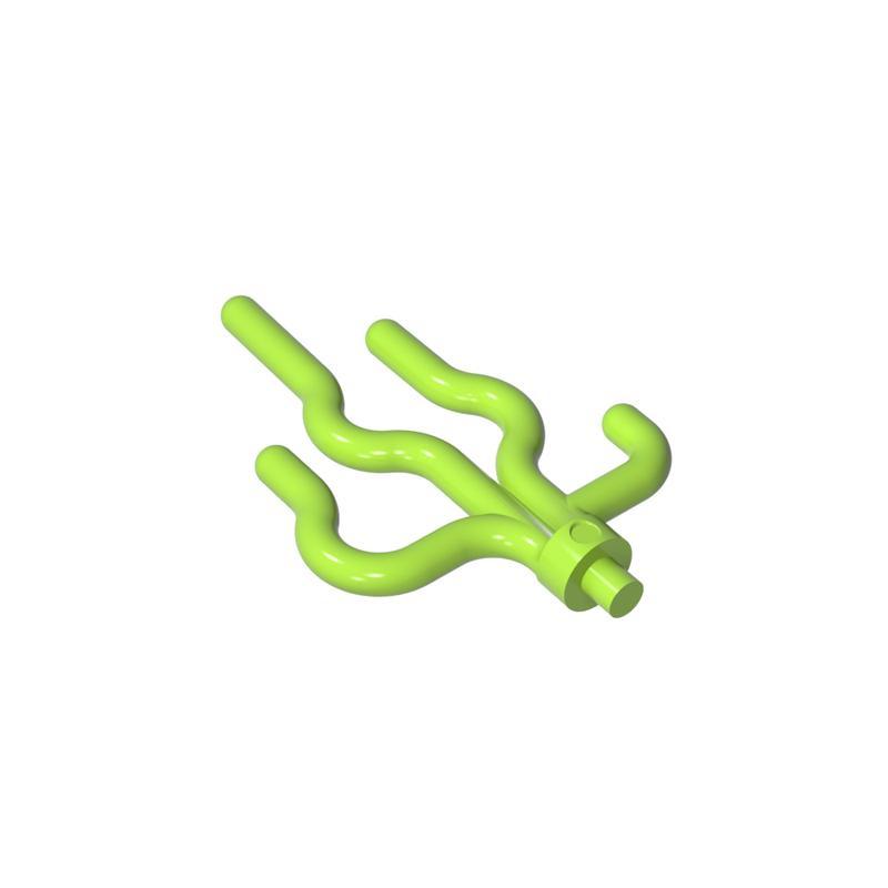 

50g/46PCS 30093 Plant Seaweed Tree Leaves Building Block Moc Compatible with Brick DIY Children s Toys 50g-46pcs grass зелений колір