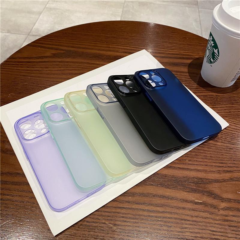 Applicable To IPhone 15 Mobile Phone Case Protection Case Apple 13 Ultra-thin Frosted Tpu Soft Shell 12pro Fine Hole Full Package