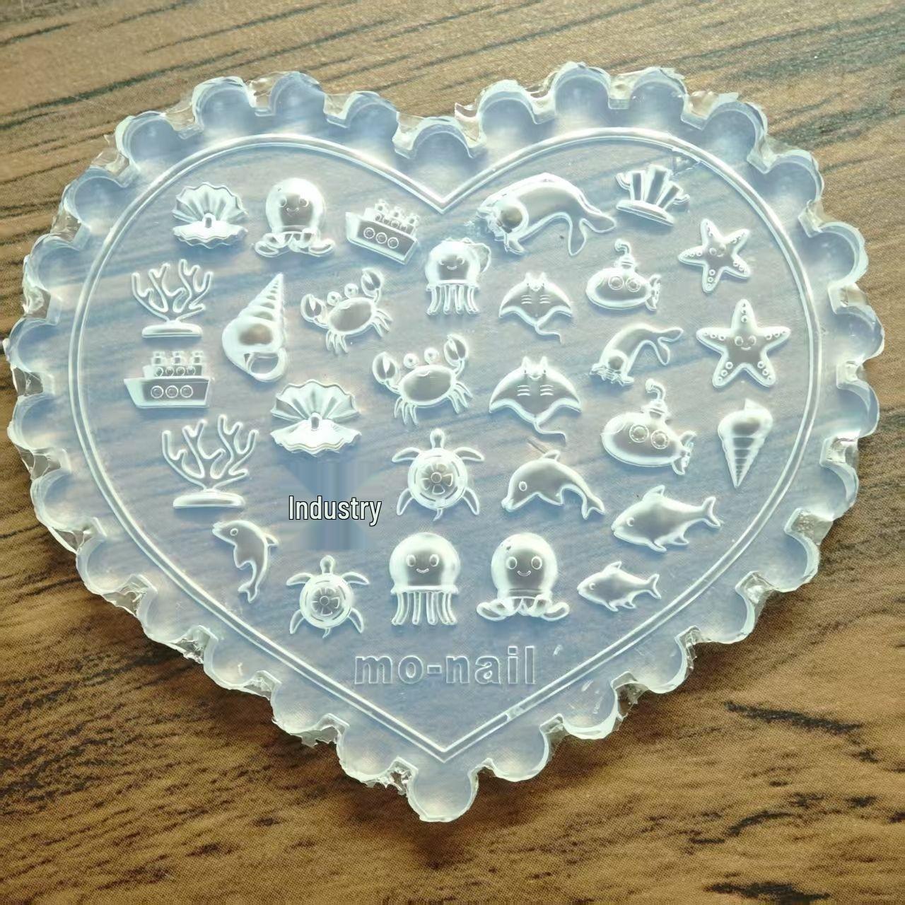 Силиконовые формы «Морская звезда и ракушка» 3D для DIY-дизайна ногтей