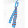 Teens Knit Necktie Women British Style Striped Necktie Uniform Self Tie Necktie