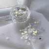 Nail Art Glitter Sequins Mixed Heart Star Shaped Nail Sequins Paillette Nail Art Decoration Nail Art 3D Decals Accessories
