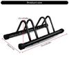 Bicycles Storage Organizers Two Bikes Floor Stand Replacement Bike Parking Rack Compacts Garage Bike Rack Enduring