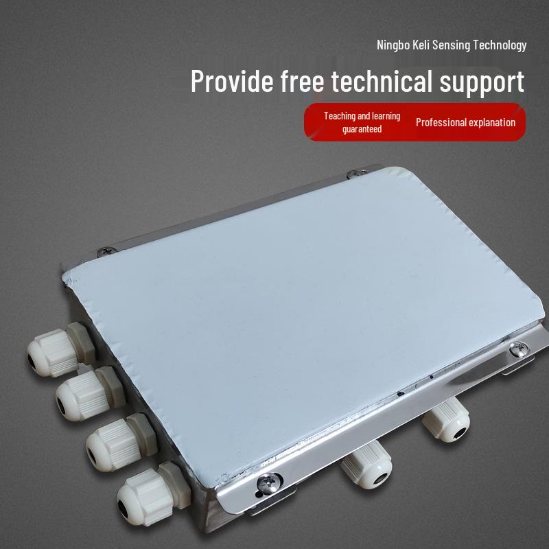 Kelida Stainless Steel Load Cell Digital Junction Box, 100 Ton, 4-Wire, Weighbridge-Compatible.