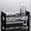 6/12/24 Holes Glass Tray Holder Hole Bar Acrylic Glass Holder Wine Glass Cup Serving Tray Cups Organizer Glass Display For Club