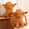 27cm Kawaii Simulation Hochlandrind Plüschtiere Tier Kuh Stofftier Wildyak Plüschpuppe Geburtstagsgeschenk Für Kinder Bison Dekoration