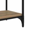 TV Cabinet Artisan Oak 100x33x41 Cm Engineered Wood and Iron