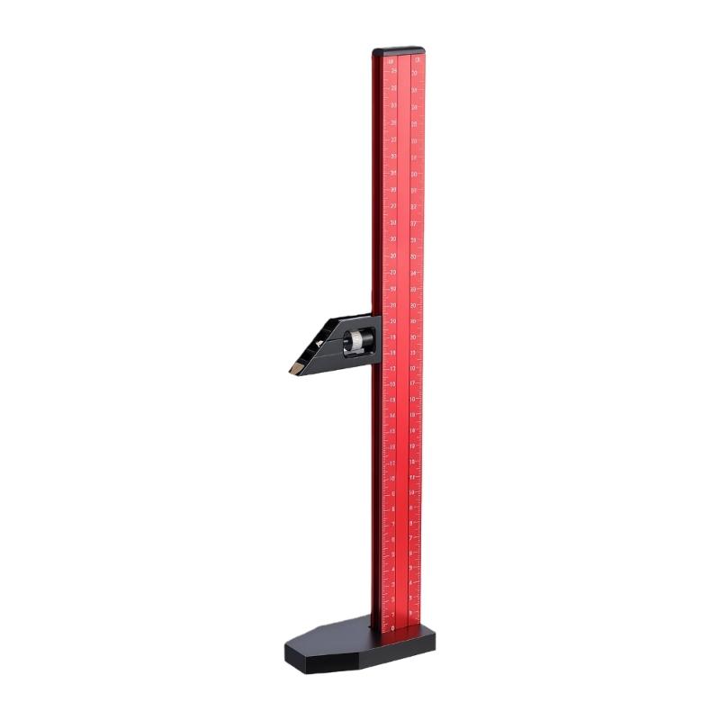 Lightweight Aluminum Height Gauge Solid Design 284g Weight Easy Portability for Workshop and Home Use