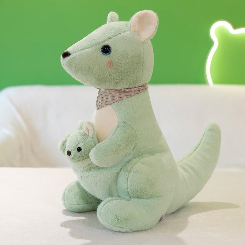 

Cindy Mother & Baby Kangaroo Plush Pillow
