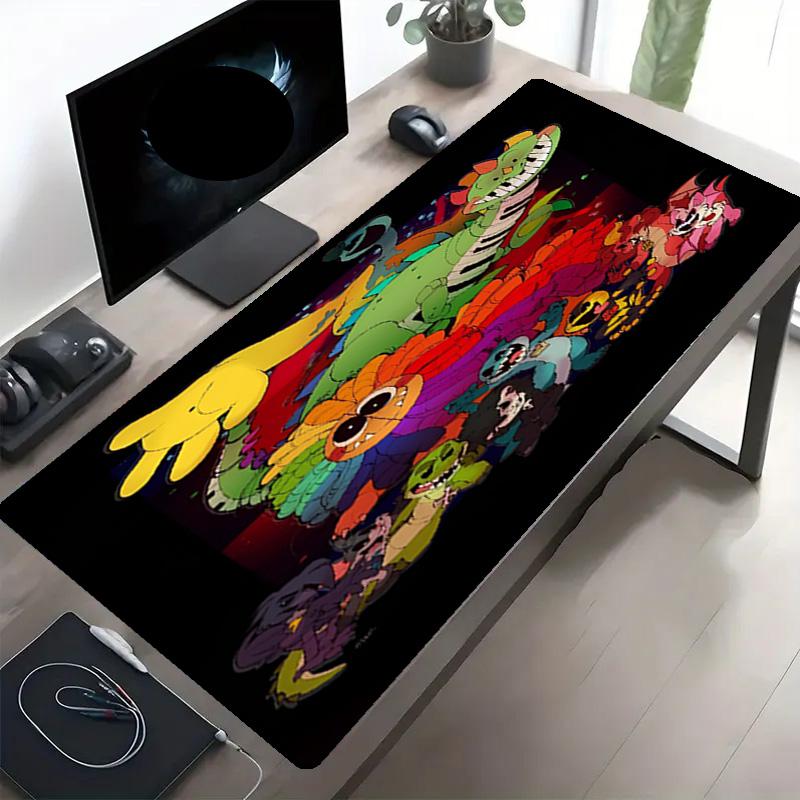Poppy Playtime Print Mouse Pad, Anti‑Slip Desktop keyboard Mat, for PC Laptop Gaming Working Daily Use, Cool Festival Surprise Gift