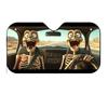 Fun Windscreen Sunshade Universal Foldable Front Window Sunshade UV Rays And Heat Cute Windscreen Cover
