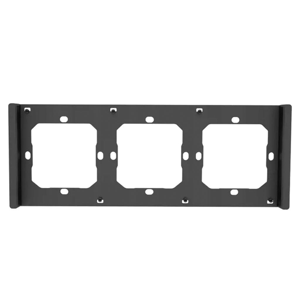 Ramka Do Włącznika M5 80 Potrójna 3-Krotna Sonoff M5-3C-80-F (Grafitowa/Czarna)