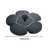 Bird Bath Solar Fountain Flower-Shaped Water Fountain Pump Waterfalls Outdoor Birdbath For Pool Pond Landscape Yard Patio Porch