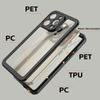 REDPEPPER FS Series For iPhone 16 Pro Max Phone Case IP68 Waterproof Clear Back Panel Phone Cover