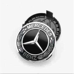 4Pcs -75mm Car Wheel Center Logo Hub Cap For Mercedes Benz AMG C207 C218 A207 C117 CLA CLS E Class W212 S212 X166 W176 W205AA JF1