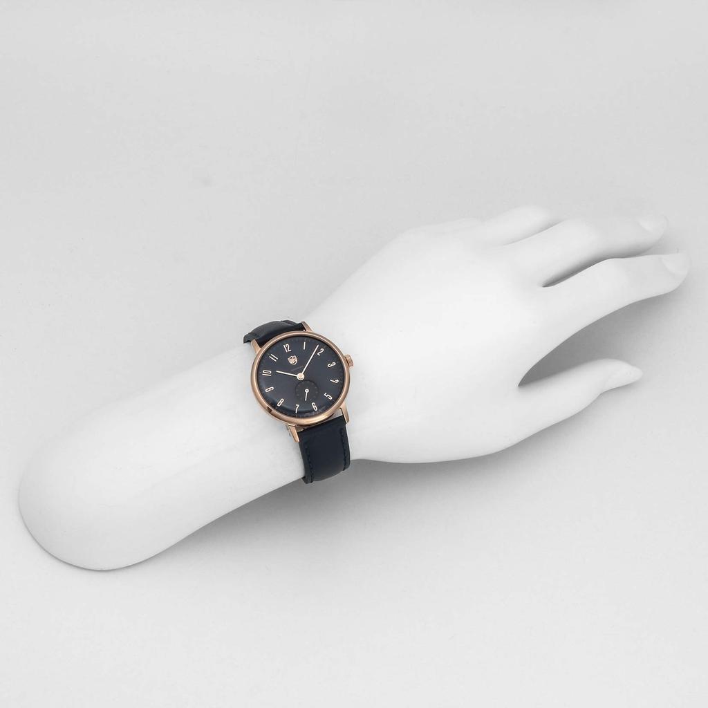 Gropius Watch Dial Navy Stainless Steel Quartz 32MM Germany Watch Ladies [Duffa] DF-7001-0F [Item]