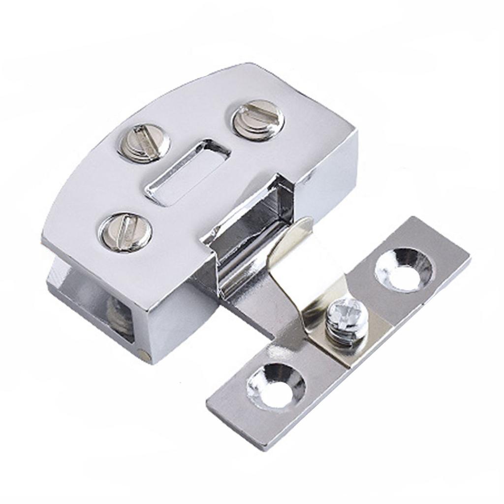 Shower Glass Door Hinges Display Cabinet Cupboard Clamp Hinge Zinc Alloy Bathroom Door Hinge For 6-8mm Glass Furniture Hardware