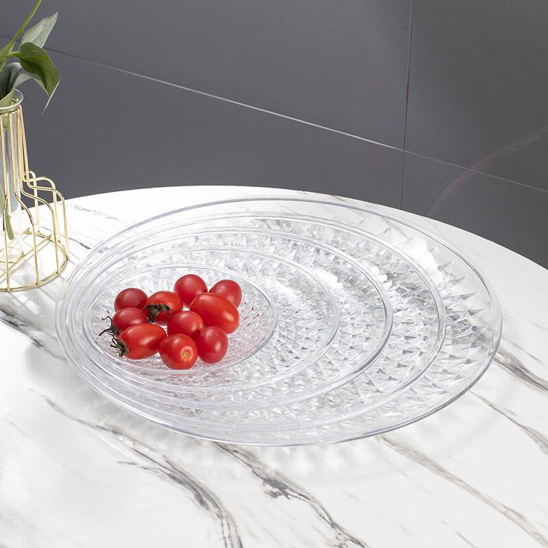 Acrylic Transparent Fruit & Snack Plate