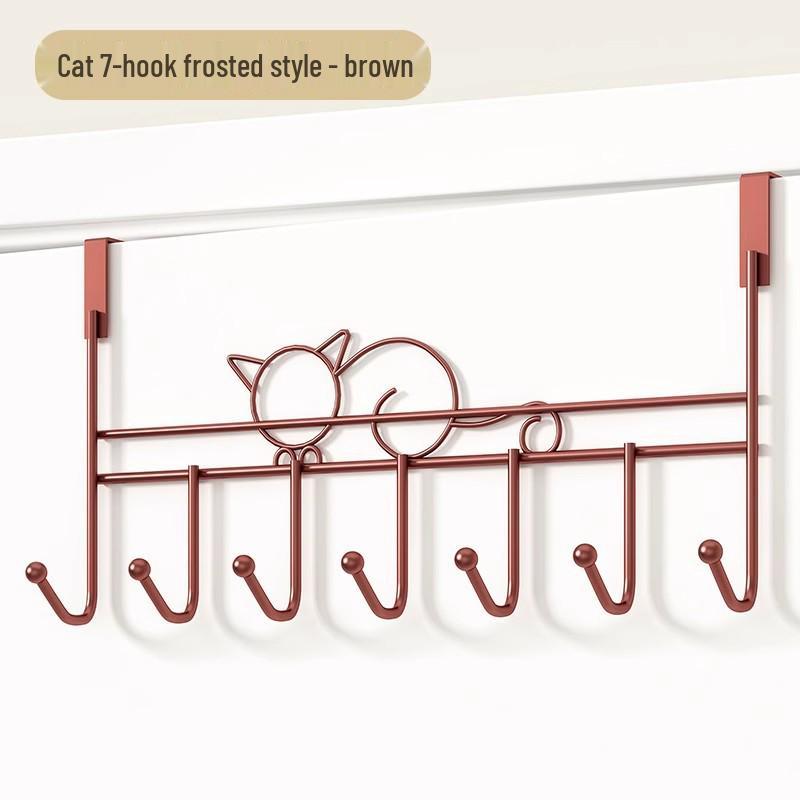 Katze & Wolke Herzförmiger Spurloser Über-Tür-Hakenständer