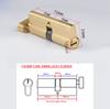 70 Lock Cylinder With 3 Keys Wooden Door Lock Cylinder Anti-Theft Entrance Alloy Door Lock Indoor Door Lock Lengthened Core