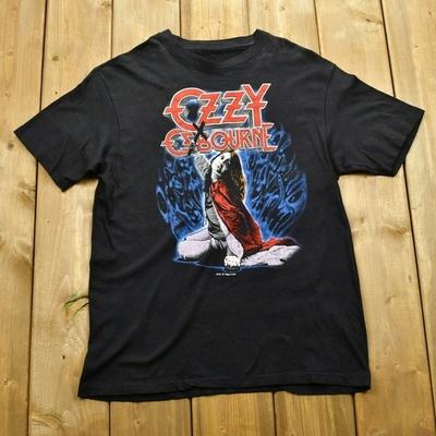Vintage 1981 Ozzy Osbourne Band Graphic Vintage Short Sleeve Cotton T-Shirt Retro Style Summer Men Women Harajuku Streetwear Top