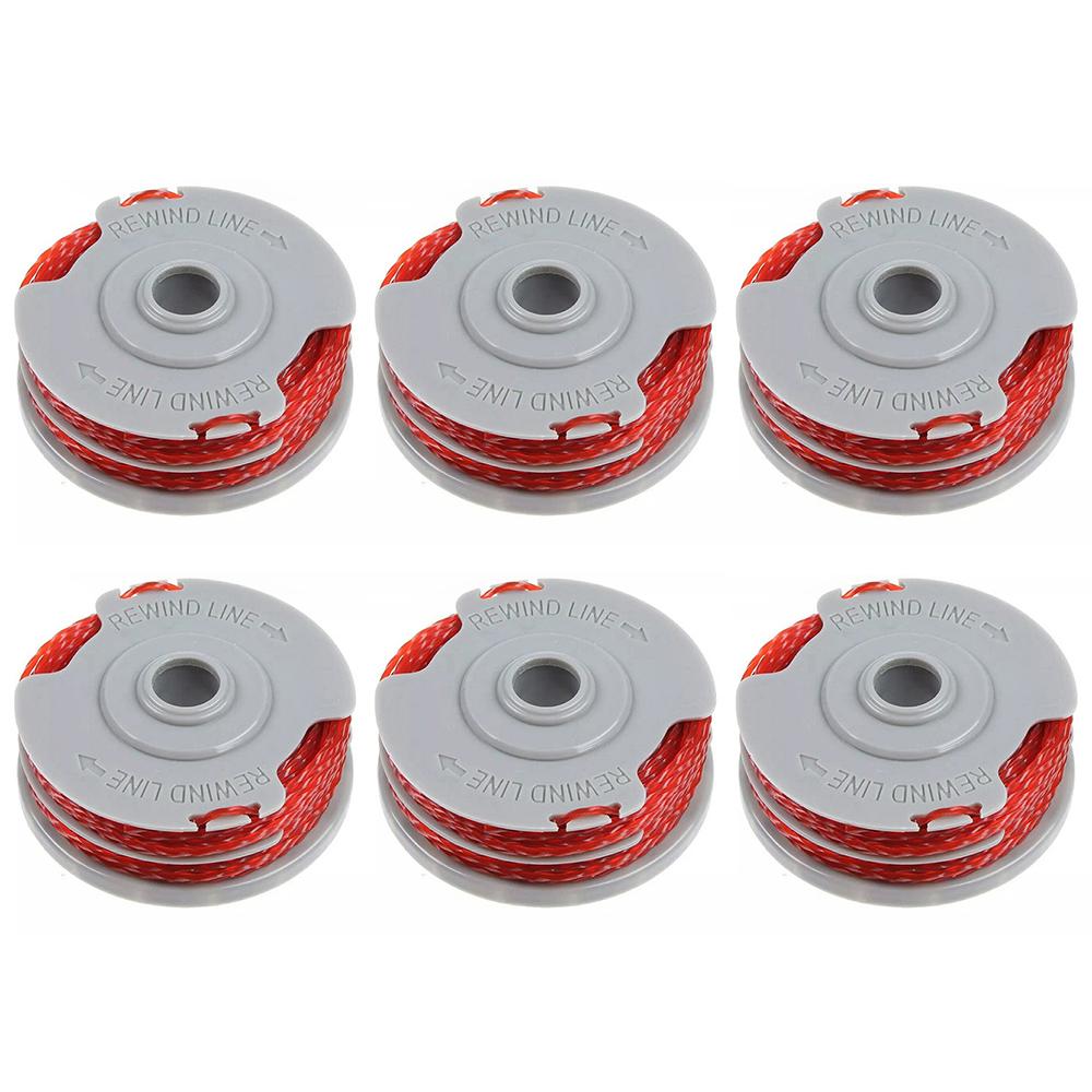 6Pcs Replacement Spools for Flymo Contour 500XT/Power Trim 500XT Lawn Mower Wire Reels, FLY021/513937190