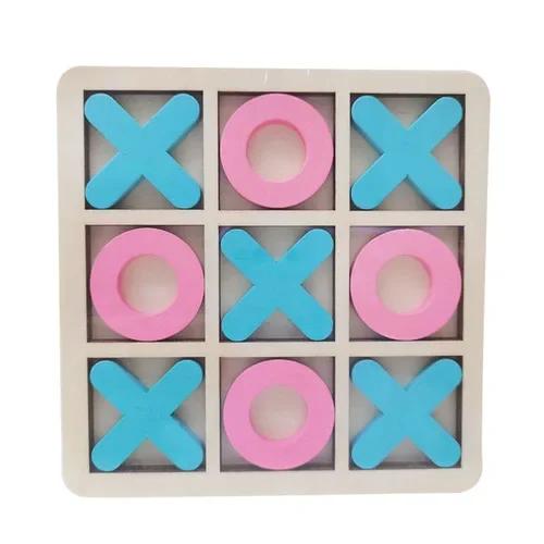 Chain Triangle Chess Kids Puzzle Board Game Thinking Logic Training Educational Interactive Toy Battle Set for Family Party Gift