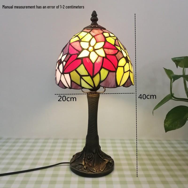 Tiffany Style Desk Lamp for Bedroom, Living Room, or Children's Room Night Light
