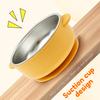 4Pcs 304 Stainless Steel Baby Bowls with Removable Silicone Sleeve Non Slip Toddler Suction Bowls Snack Containers for Toddlers