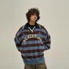 Tail Lang's American Retro College Style Oversized Couple Sweater for Men - Autumn/Winter Trendy Knitwear