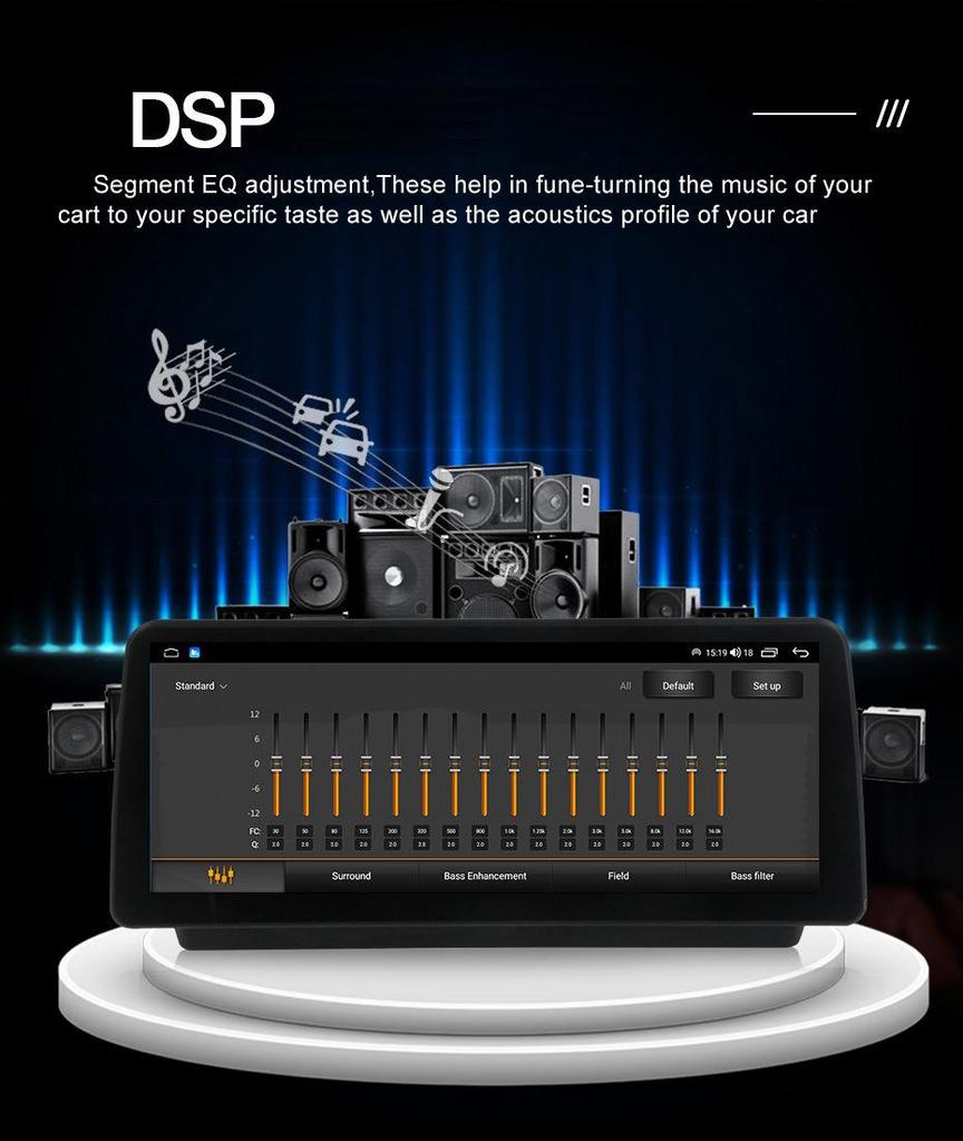 Toyota Corolla Android Navigation with CarPlay - Large Screen Stand-Up Display