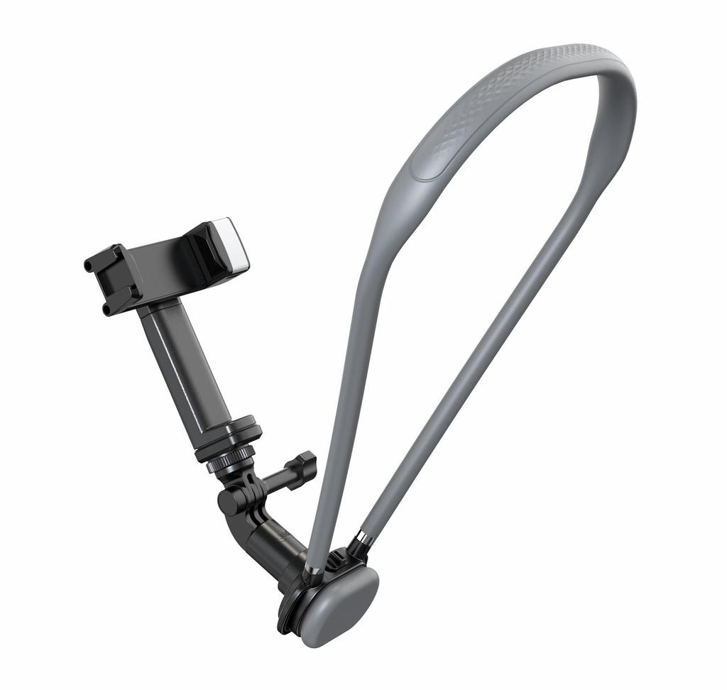 Magnetic Neck-Mount Phone Holder for Stable First-Person Shooting