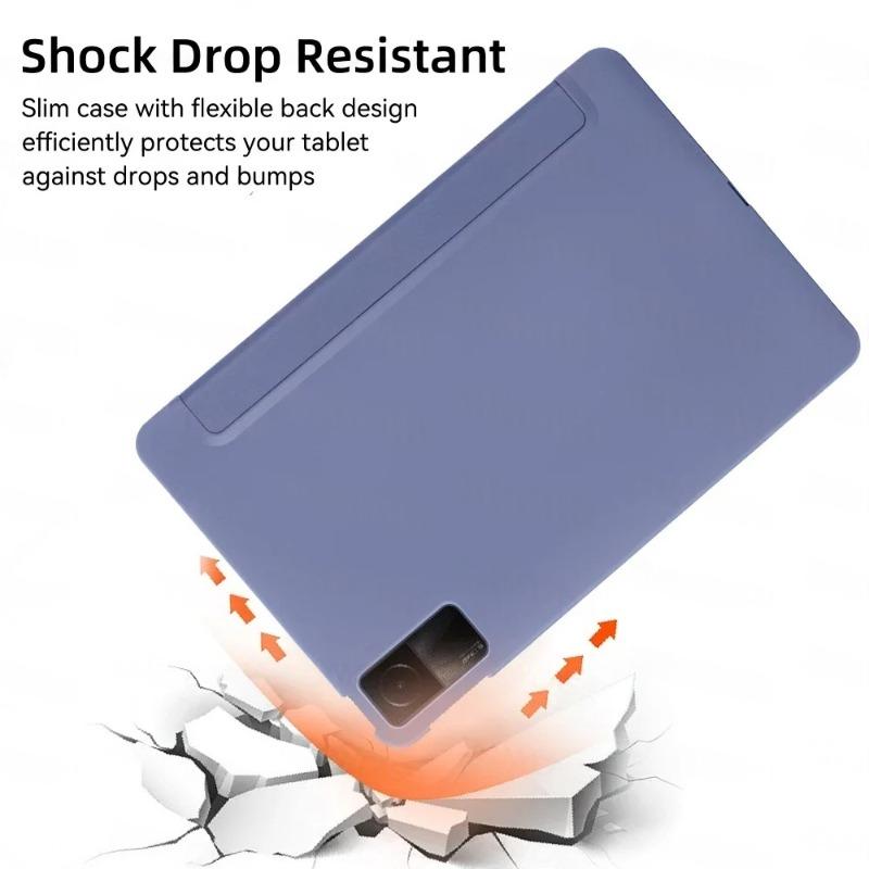 Für Xiaoxin Pad Pro 12,7" Hülle Faltbare Magnetische Halterung Weiche TPU Rückseite Für Idea Tab Pro 12,7" Hüllen TB375FC