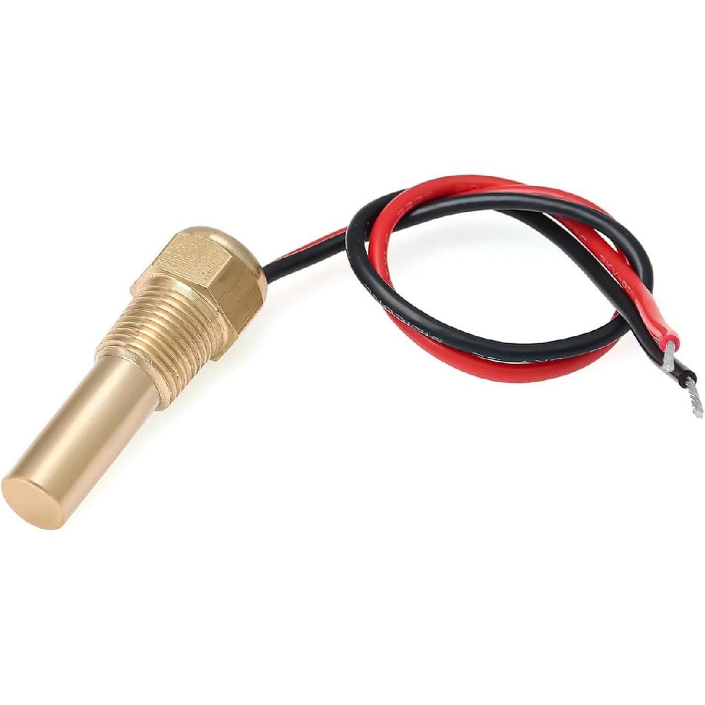 1/8NPT Thread Water Temperature Sensor for Car Boat Marine Alarm Sender 1600-22ohm Applicable to Water Temp Gauge