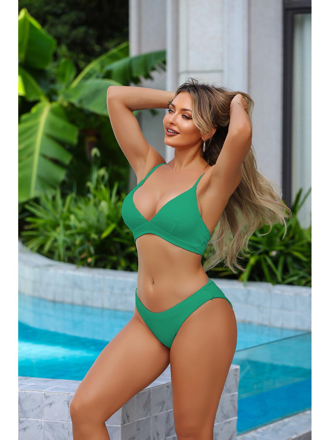 

Стильные европейские и американские консервативные купальники бикини для женщин 2025 Medium