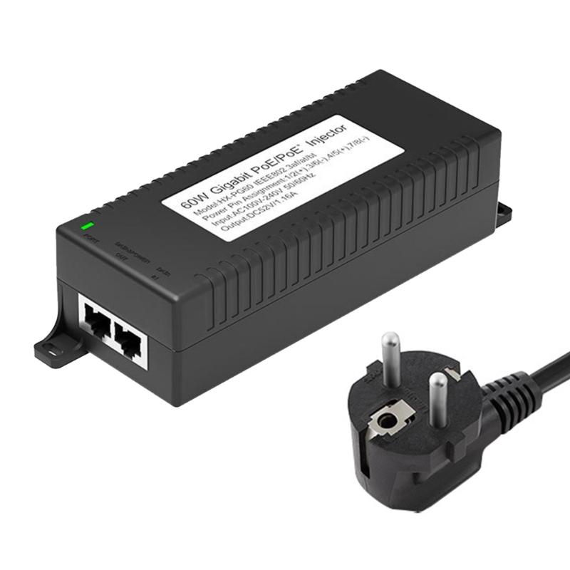 POE Injector Power Over Ethernet Adapters For Security Cameras And Aps Networking Devices With Overloads Protections
