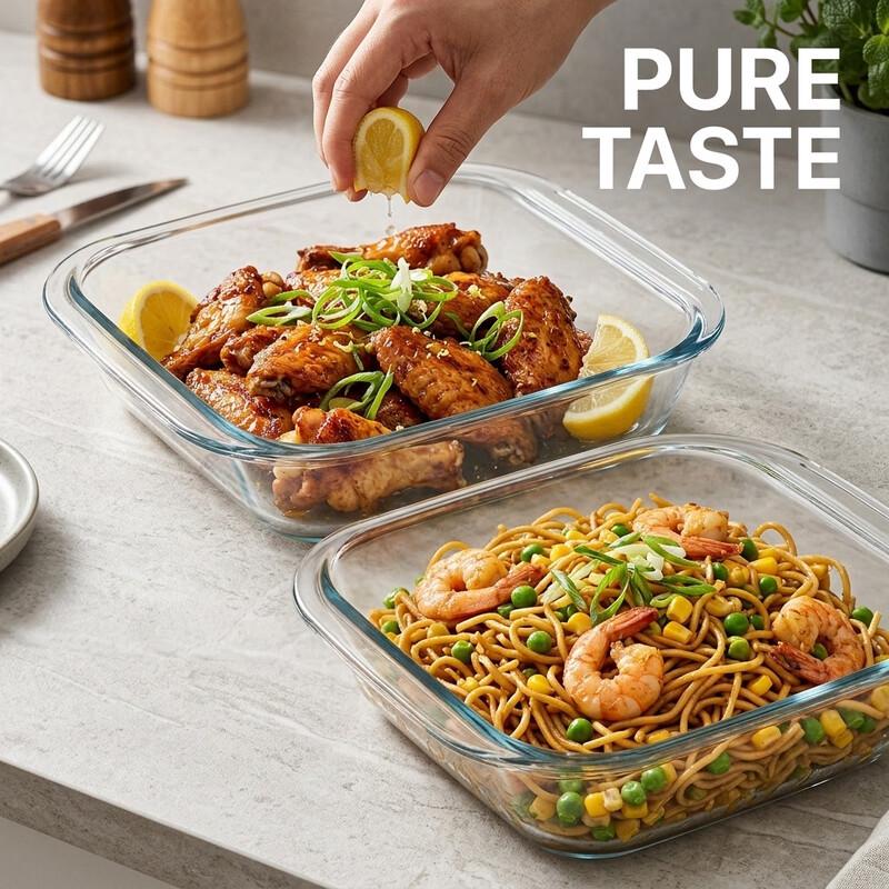 High Borosilicate Glass Baking Dish Set