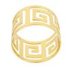 6pcs Napkin Ring Set Electroplating Golden Hollow Out Napkin Rings Buckles for Dining Anniversary Birthday Christmas