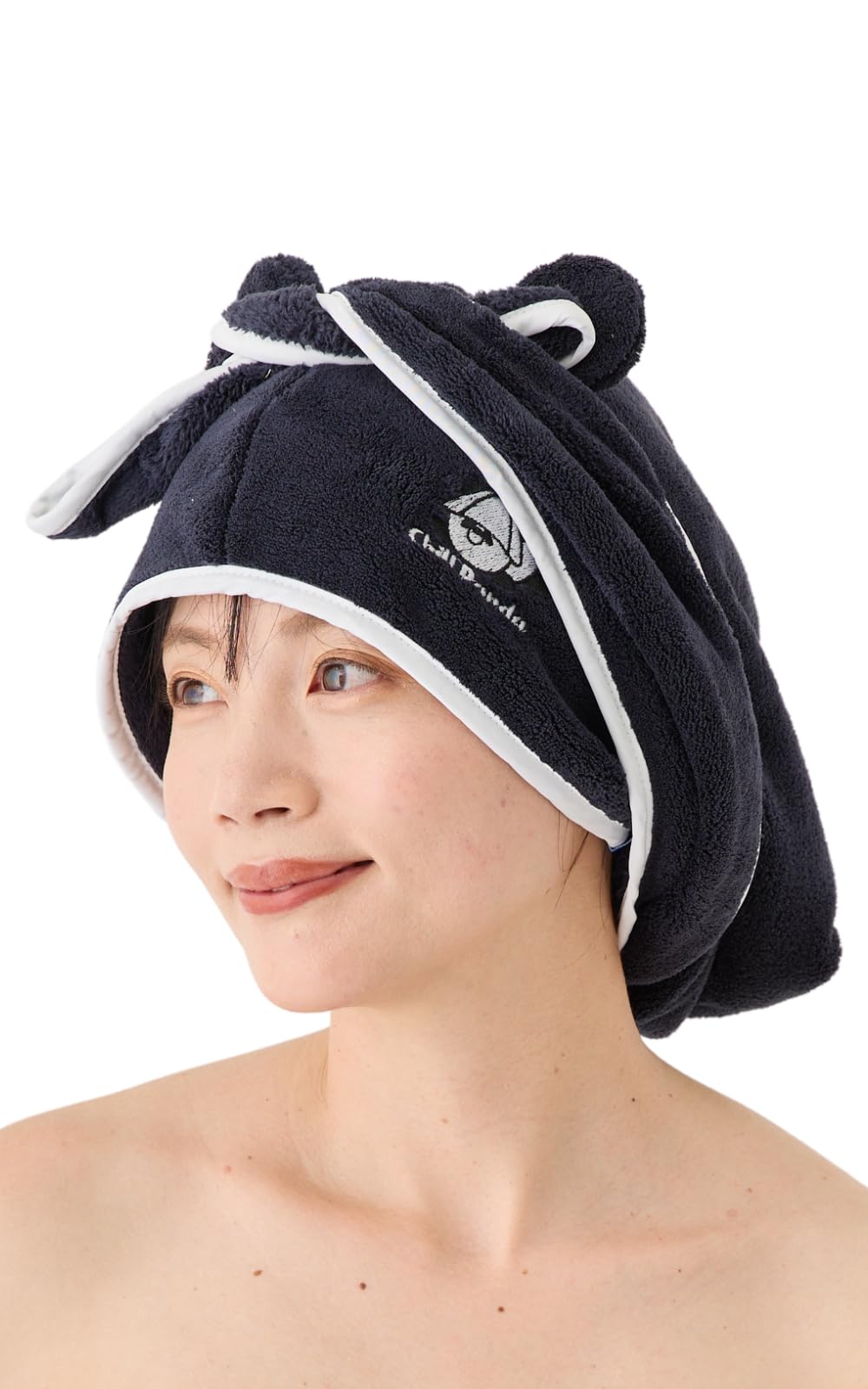 

Valeria Women s Chilpanda Sauna Hat, Hair Turban, Absorbent, for Bathtime (Black)