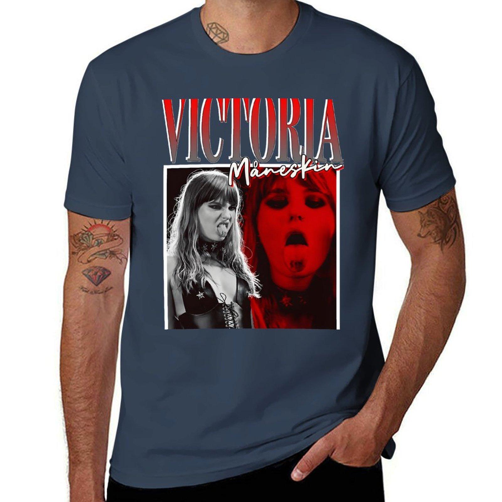 Tour Band Logo Best Vintage Rock Music Tshirt Art Pattern Printed Casual Top S