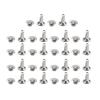 100pcs Double   Rivet Tubular Metal Leather Craft Repairs Studs Decoration