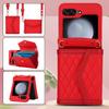 Blocking Card Holder Leather Cover for Samsung Galaxy Z Flip 6 5 4 3 Flip6 Flip5 Flip4 Flip3 5G Crossbody Wallet Phone Case