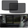 Auto Sonnenschutz Magnetische Passform für VW T6 Seitenfenster, Faltbarer Auto Sonnenschutz, Sichtschutz, Moskitonetz Auto, Lichtschutz, 2er-Pack
