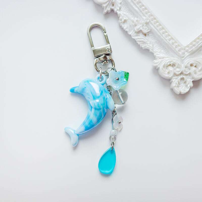 Dolphin Summer Keychain